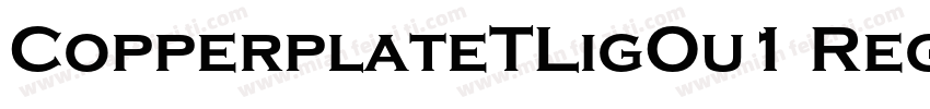 CopperplateTLigOu1 Regular字体转换